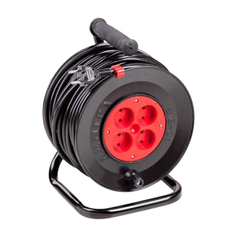 Подовжувач на котушці Леміра У16-01 50м 2х2,5